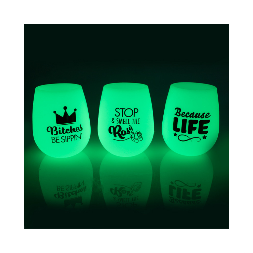 WINE CUP GLOW IN DARK