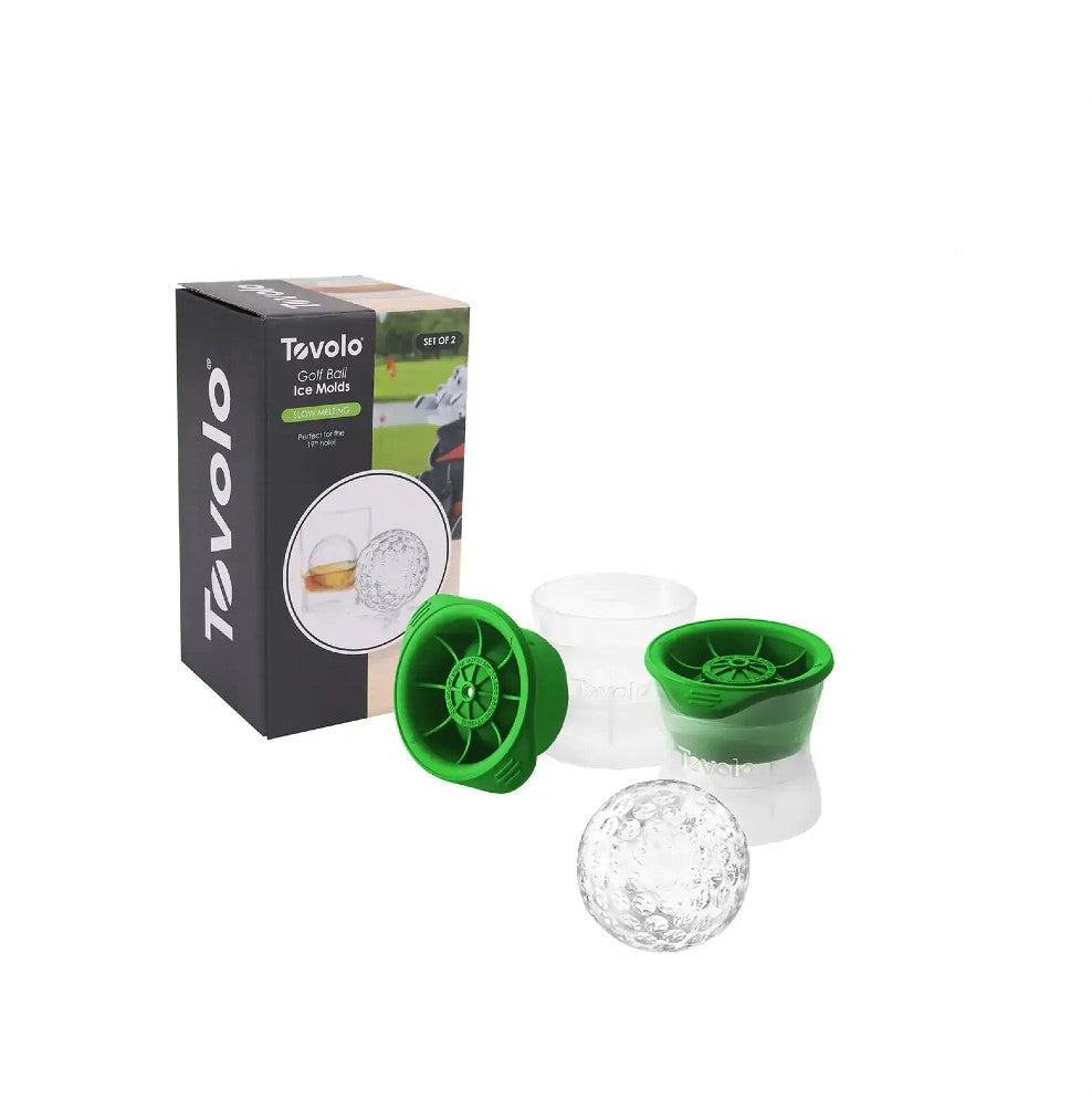 GOLF BALL ICE CUBE MOLDS 2 SET