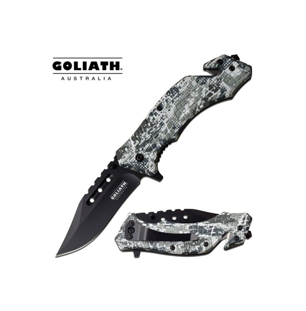 GOLIATH DIGITAL CAMO FOLDING KNIFE
