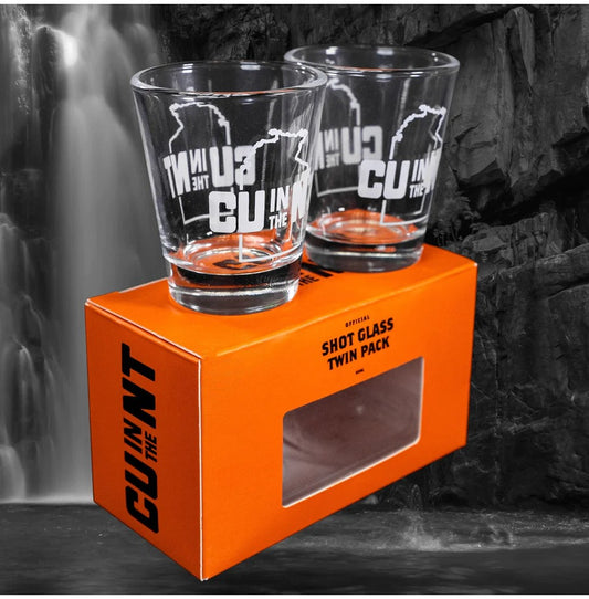 CUintheNT TWIN PACK SHOT GLASS