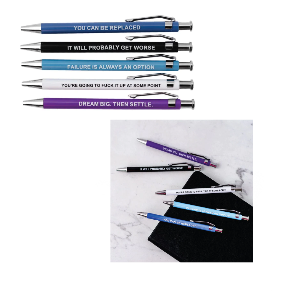 NAUGHTY DEMOTIVATIONAL PENS