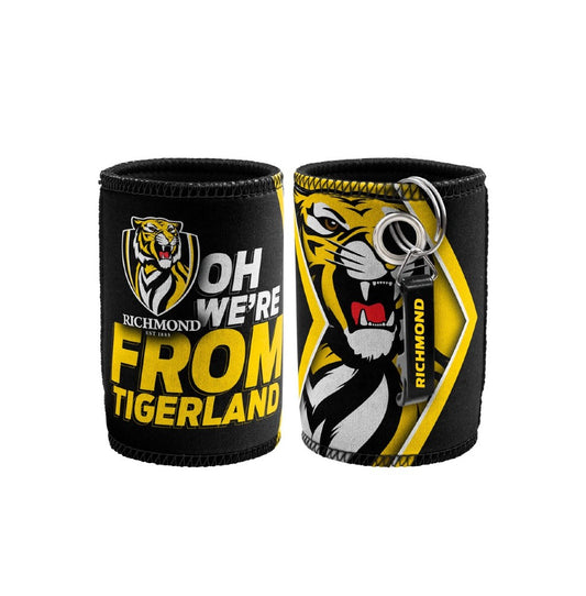 RICHMOND AFL STUBBY HOLDER WITH BOTTLE OPENER