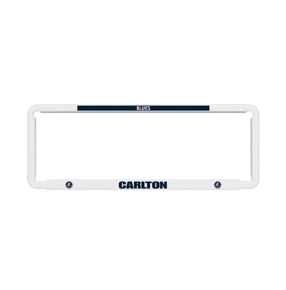 AFL NUMBER PLATE SURROUNDS CARLTON
