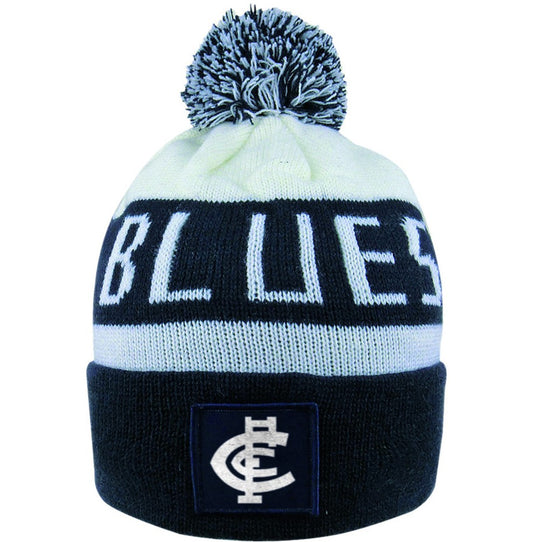 AFL BAR BEANIE CARLTON
