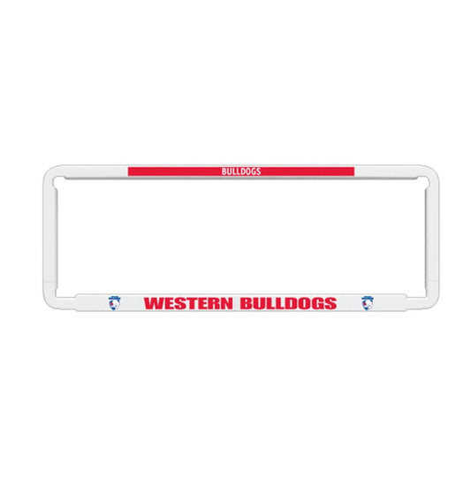 AFL NUMBER PLATE SURROUNDS WESTERN BULLDOGS
