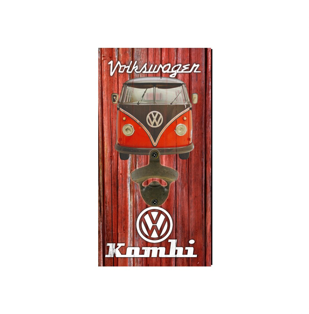 KOMBI WALL MOUNTED BOTTLE OPENER