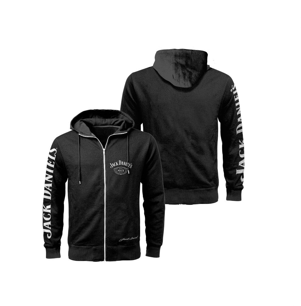 JACK DANIELS ZIPPED HOODIE