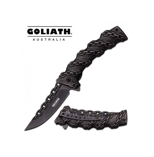 CHAINED FOLDING KNIFE