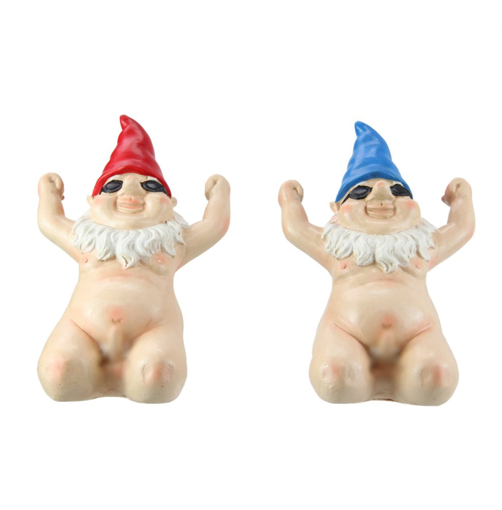 NAKED GNOME KNEELING