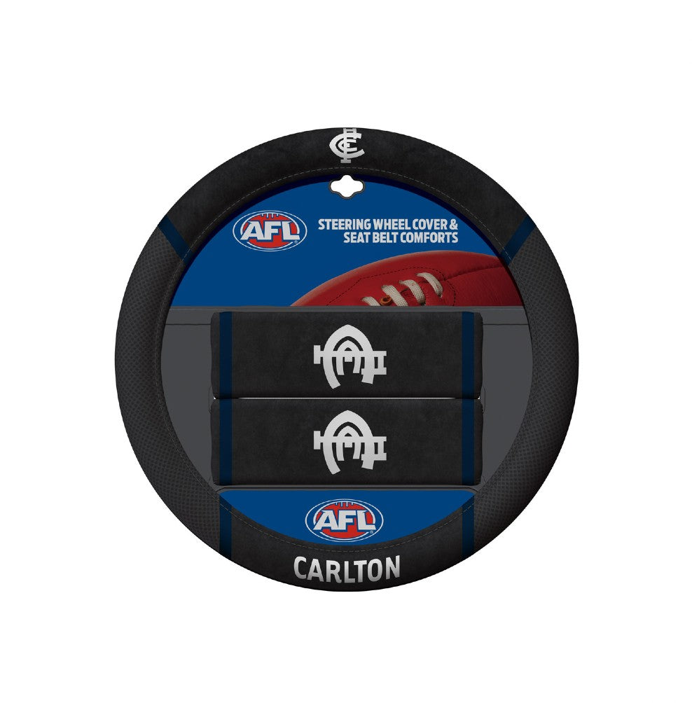 AFL STEERING / BELT COVER SETS CARLTON