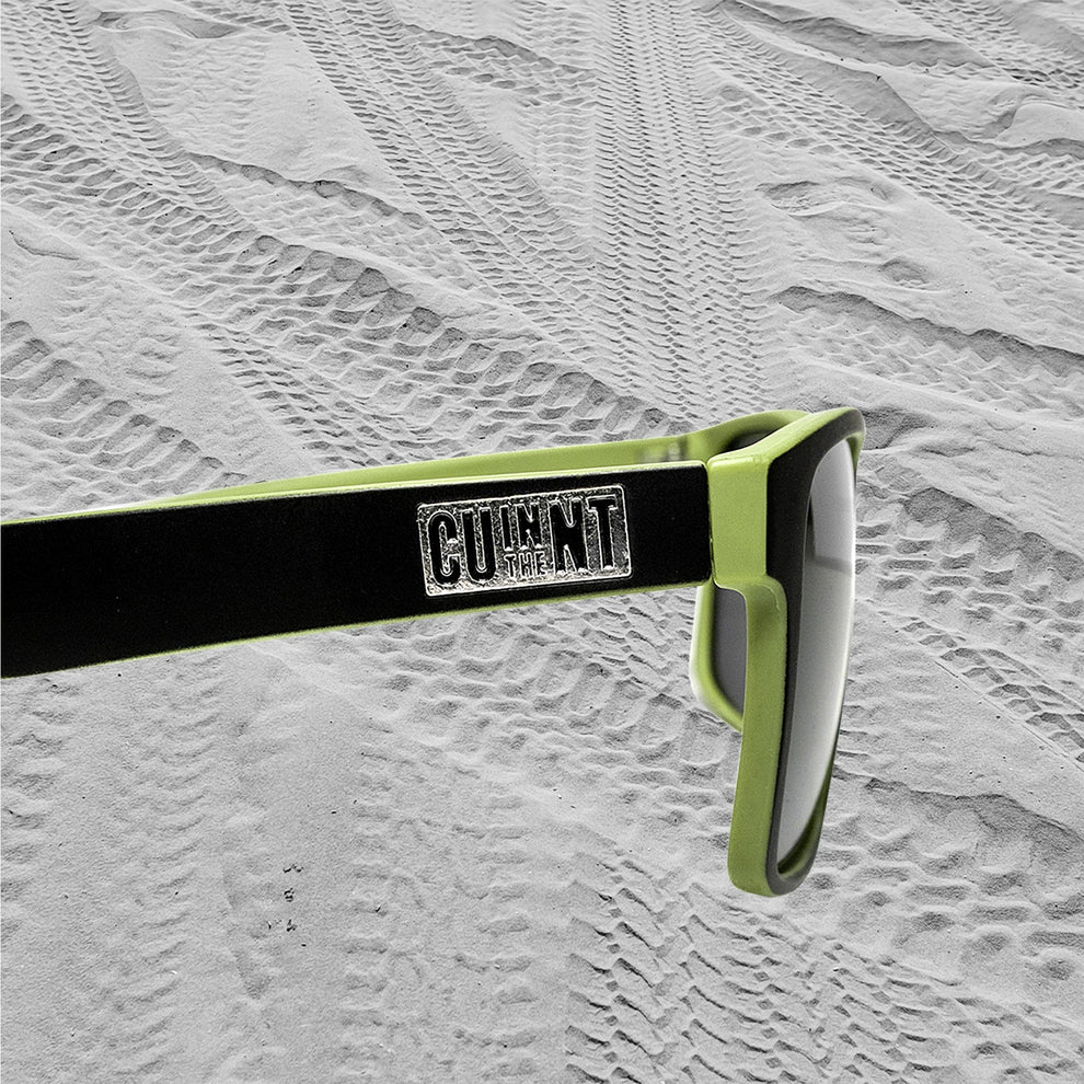 CUintheNT BLACK GREEN SUNNIES
