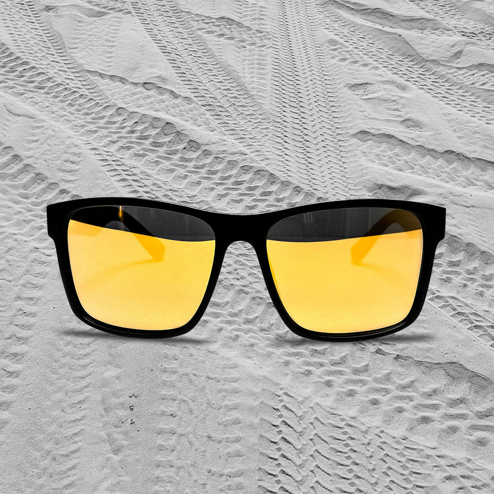 CUintheNT BLACK YELLOW SUNNIES