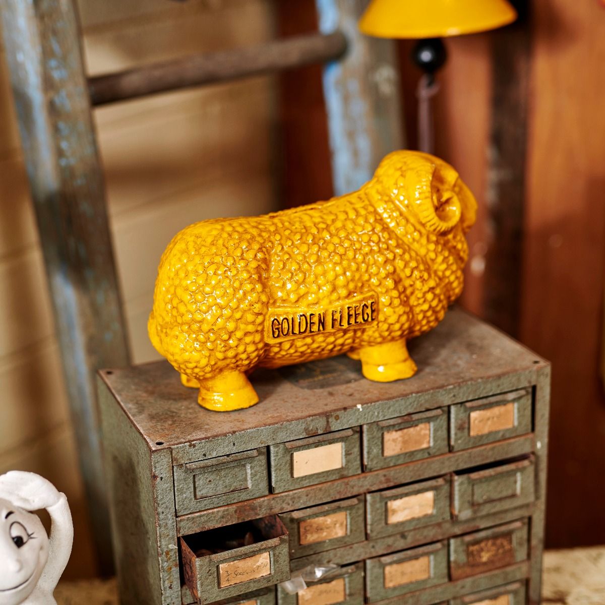 GOLDEN FLEECE CAST MONEY BANK