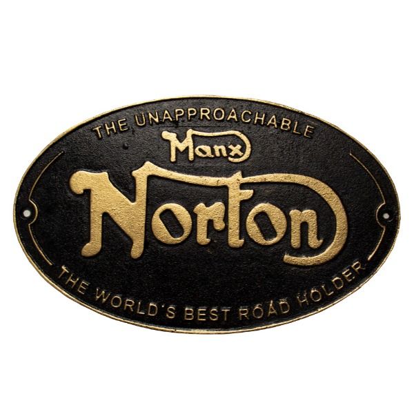 NORTON BLACK GOLD SIGN