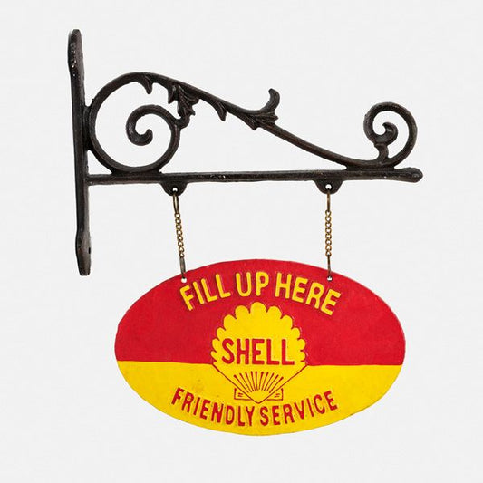 SHELL HANGING CAST SIGN