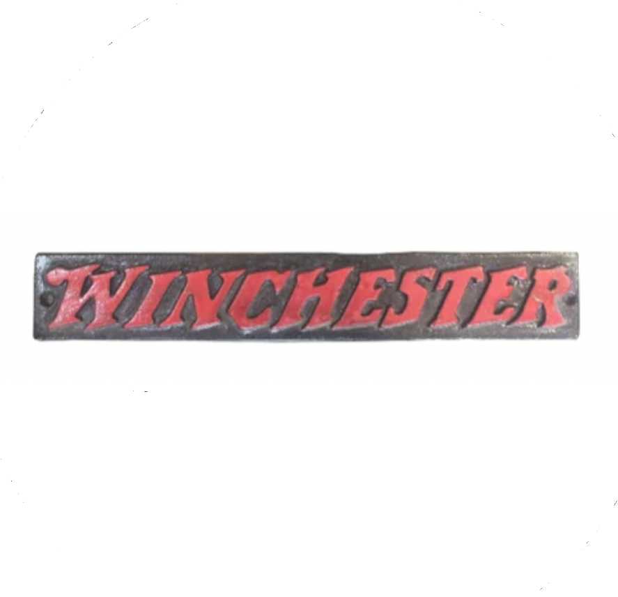 WINCHESTER METAL SIGN