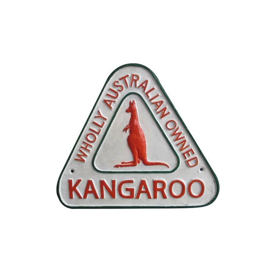 KANGAROO PETROL SIGN 25CM