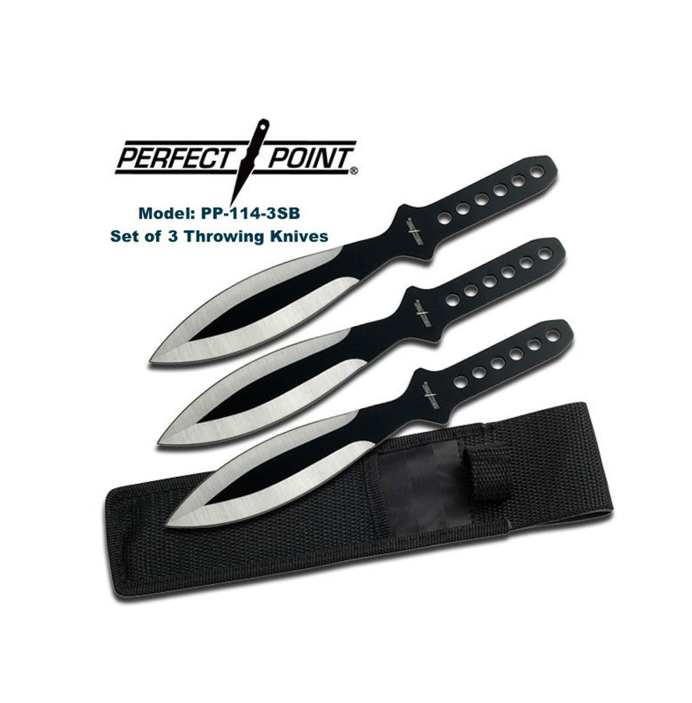 PERFECT POINT THROWING KNIFE SET 3