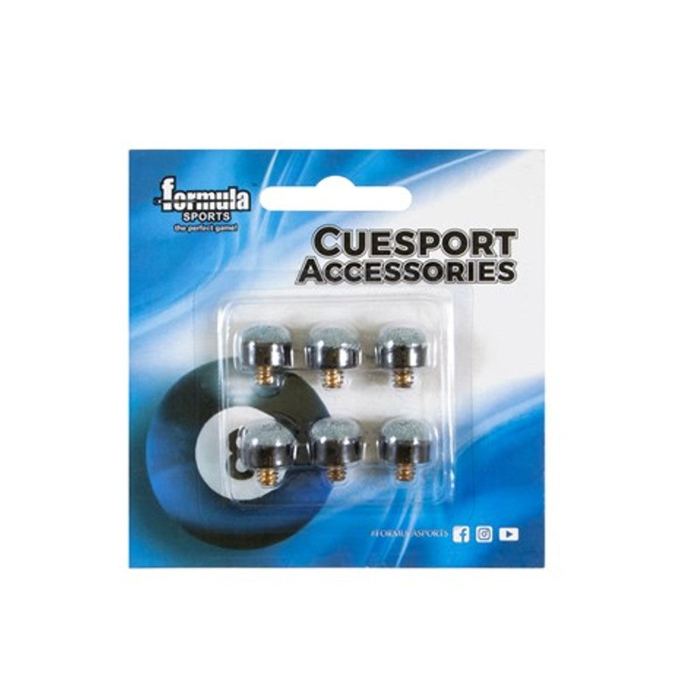 POOL CUE SCREW IN TIPS 6PK