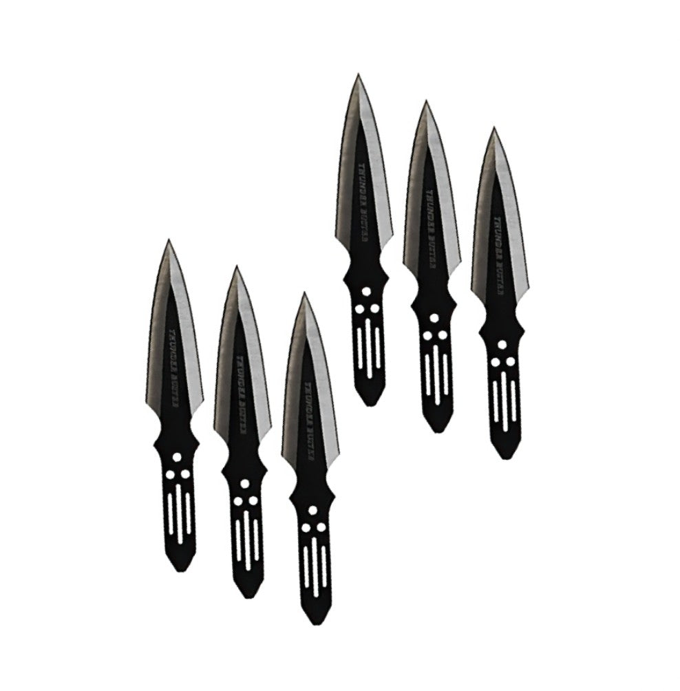 THUNDER BUSTER 6 SET THROWING KNIVES