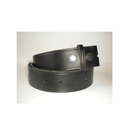LEATHER BELT WITH TWO PRESS STUD