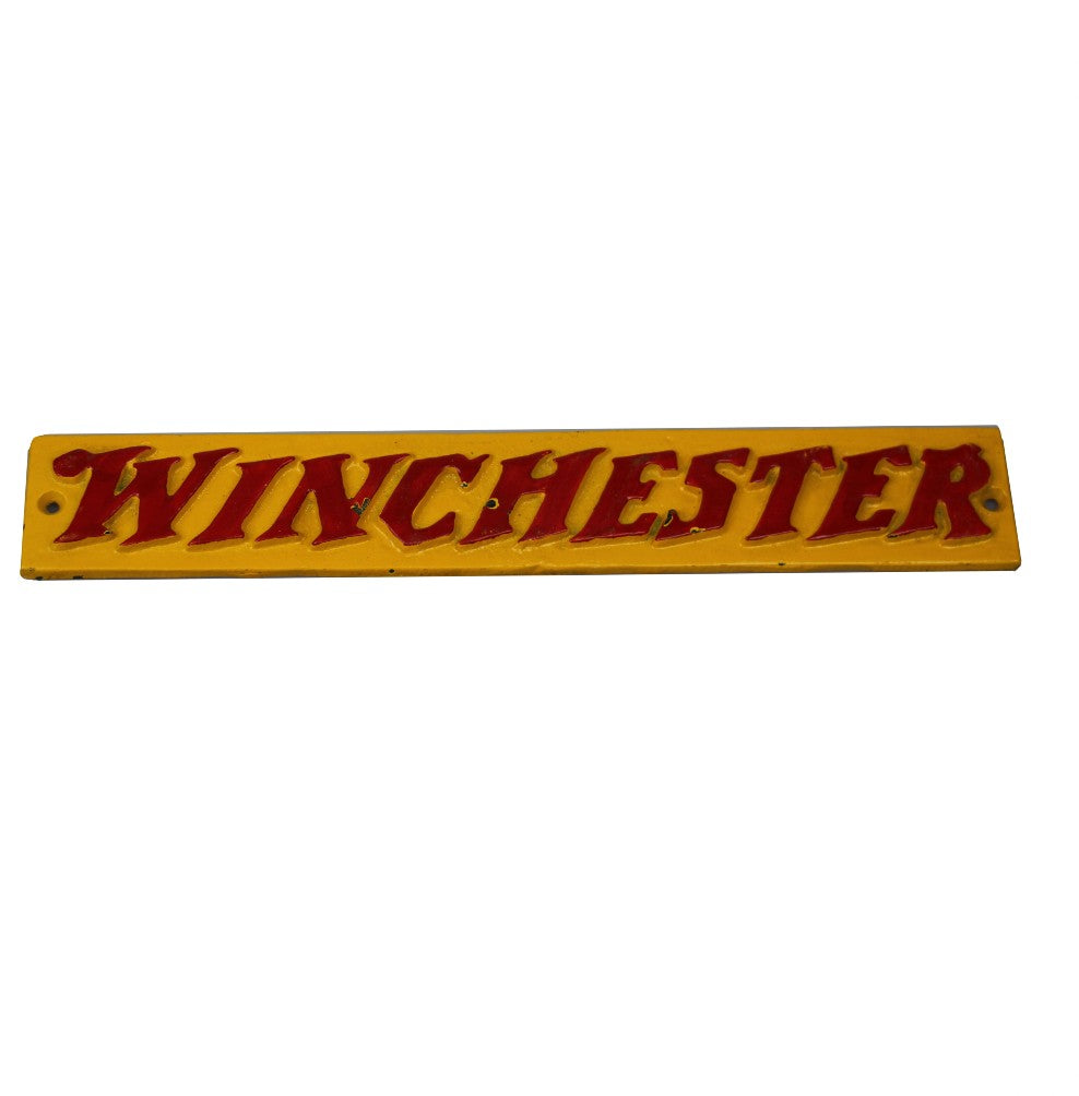 WINCHESTER METAL SIGN