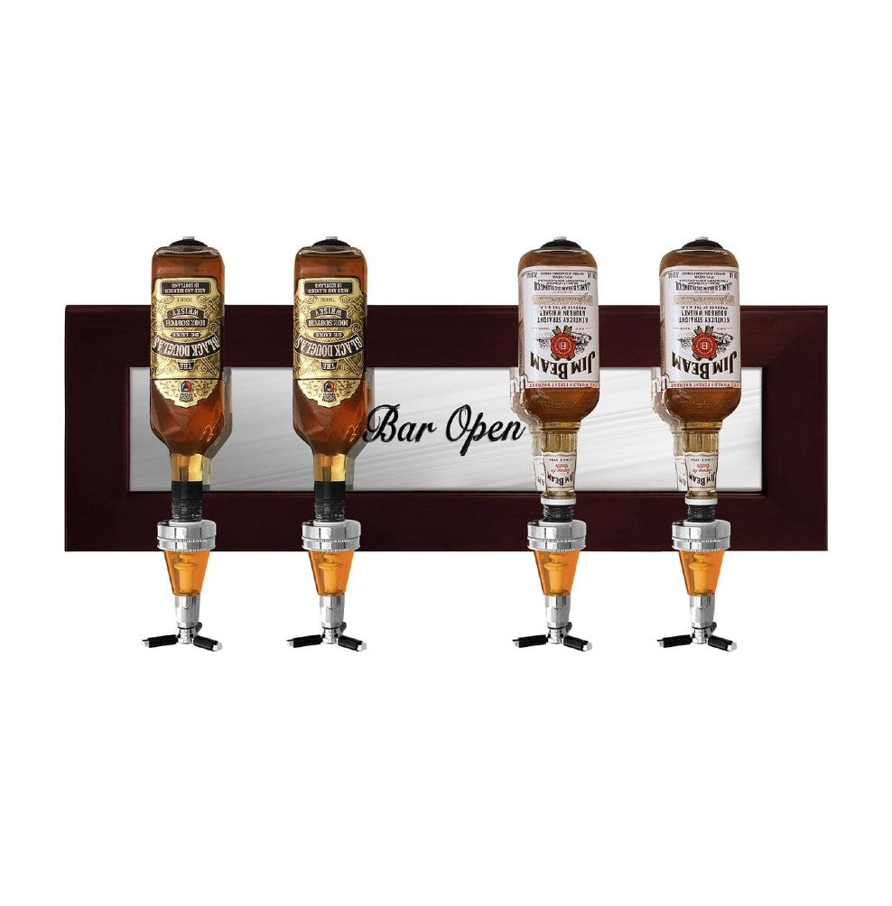 TIMBER 4 WAY WALL MOUNT DISPENSER