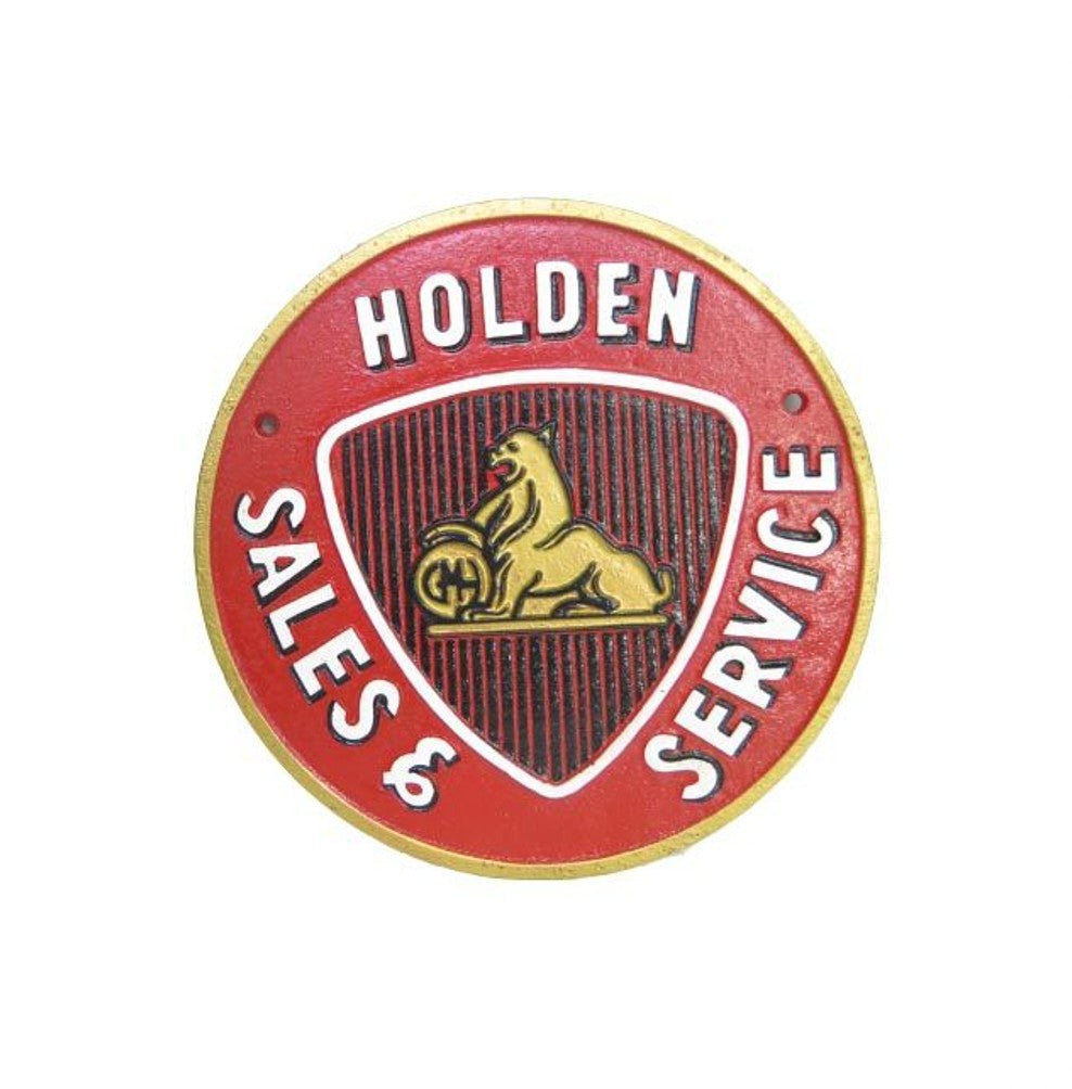 HOLDEN SALES & SERVICE ROUND SIGN