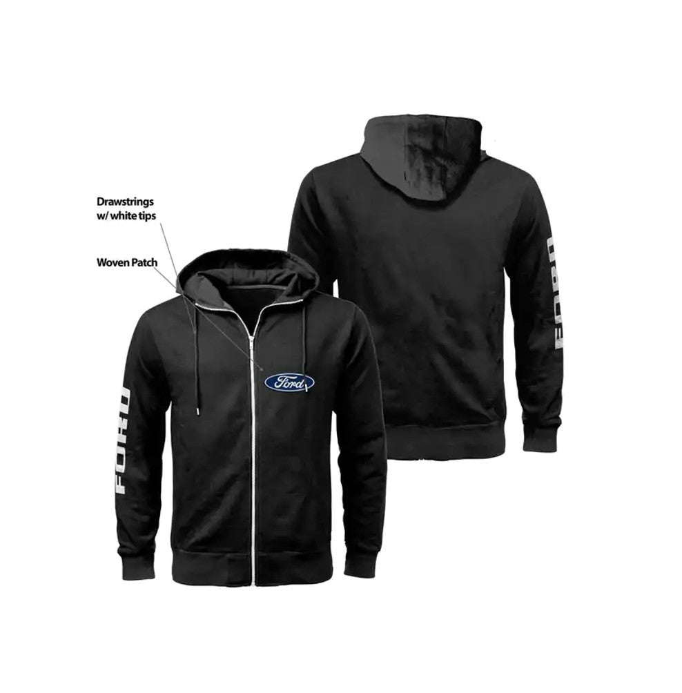 FORD ZIPPED HOODIE