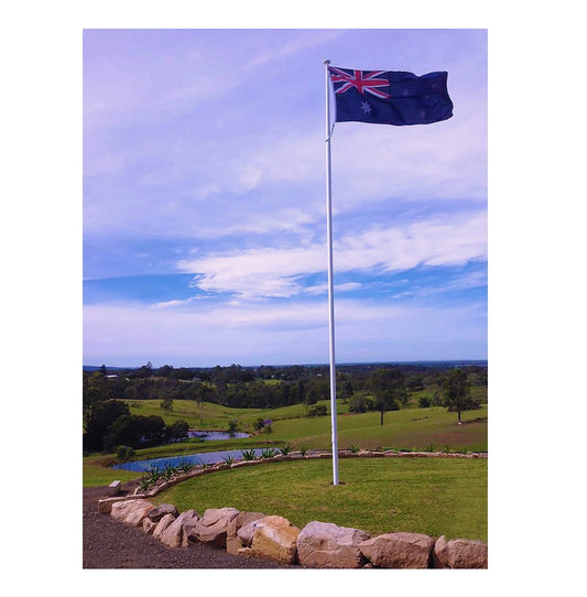 AUSTRALIAN FLAG WITH FLAG POLE