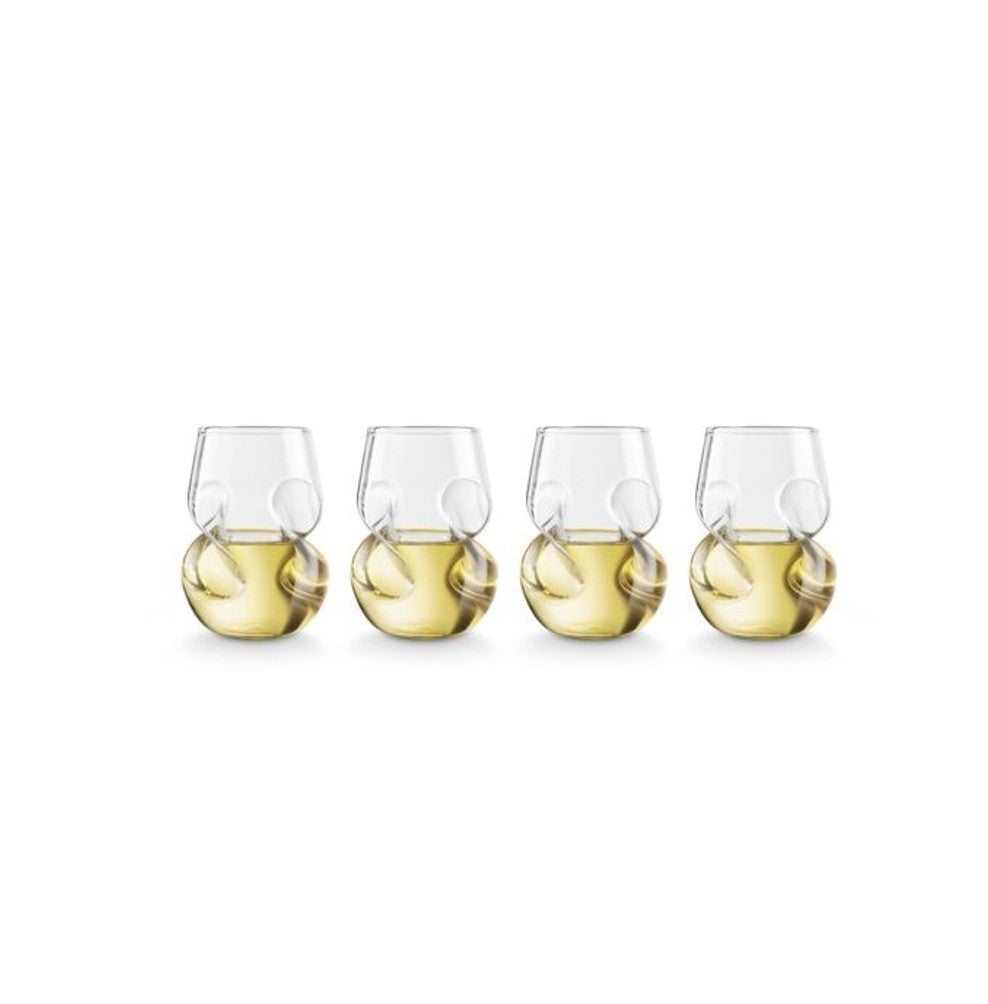 CONUNDRUM WHITE WINE GLASSES SET OF 4