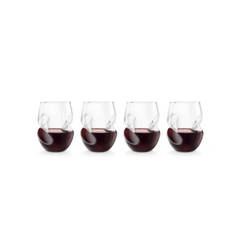 CONUNDRUM RED WINE GLASSES SET OF 4