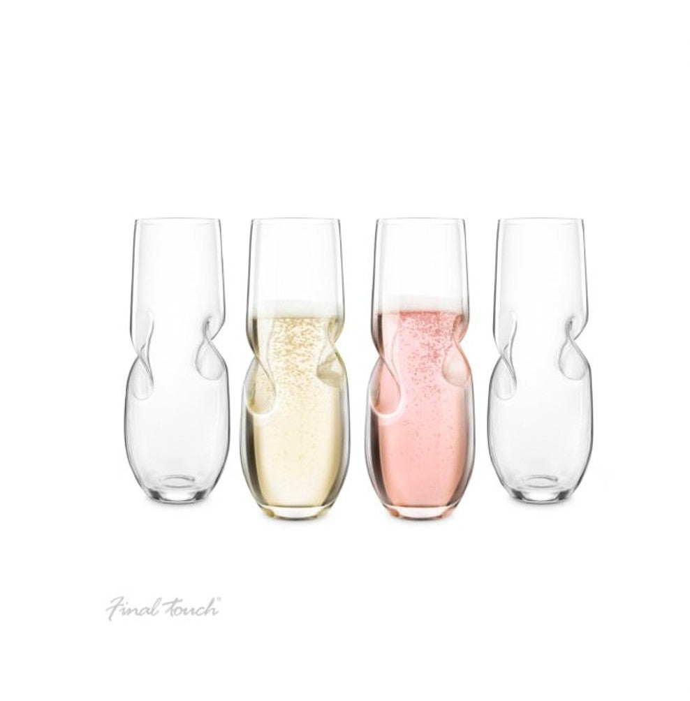 CONUNDRUM BUBBLES GLASS SET 4