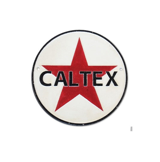 CALTEX CIRCLE CAST SIGN