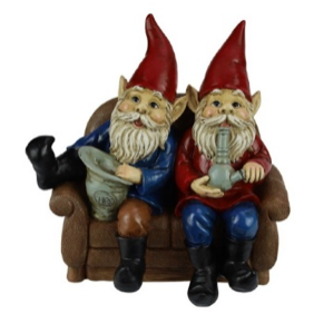 STONER GNOMES ON COUCH