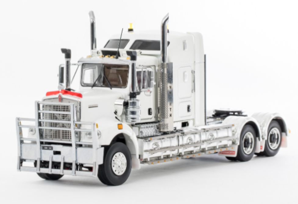 Kenworth C509 Sleeper White Black Chassis