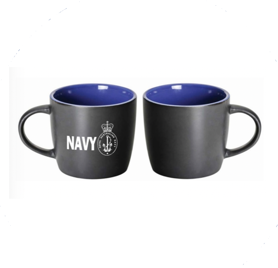NAVY COFFEE MUG