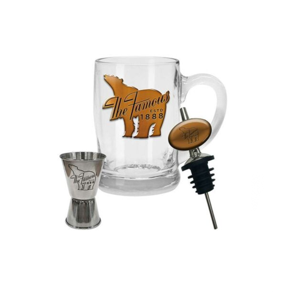 BUNDABERG STEIN POURER JIGGER SET