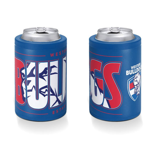 AFL INSULATED CAN COOLER WESTERN BULLDOGS