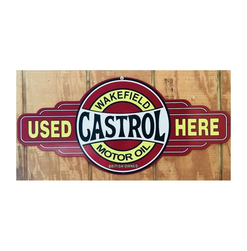 CASTROL SERVO METAL SIGN