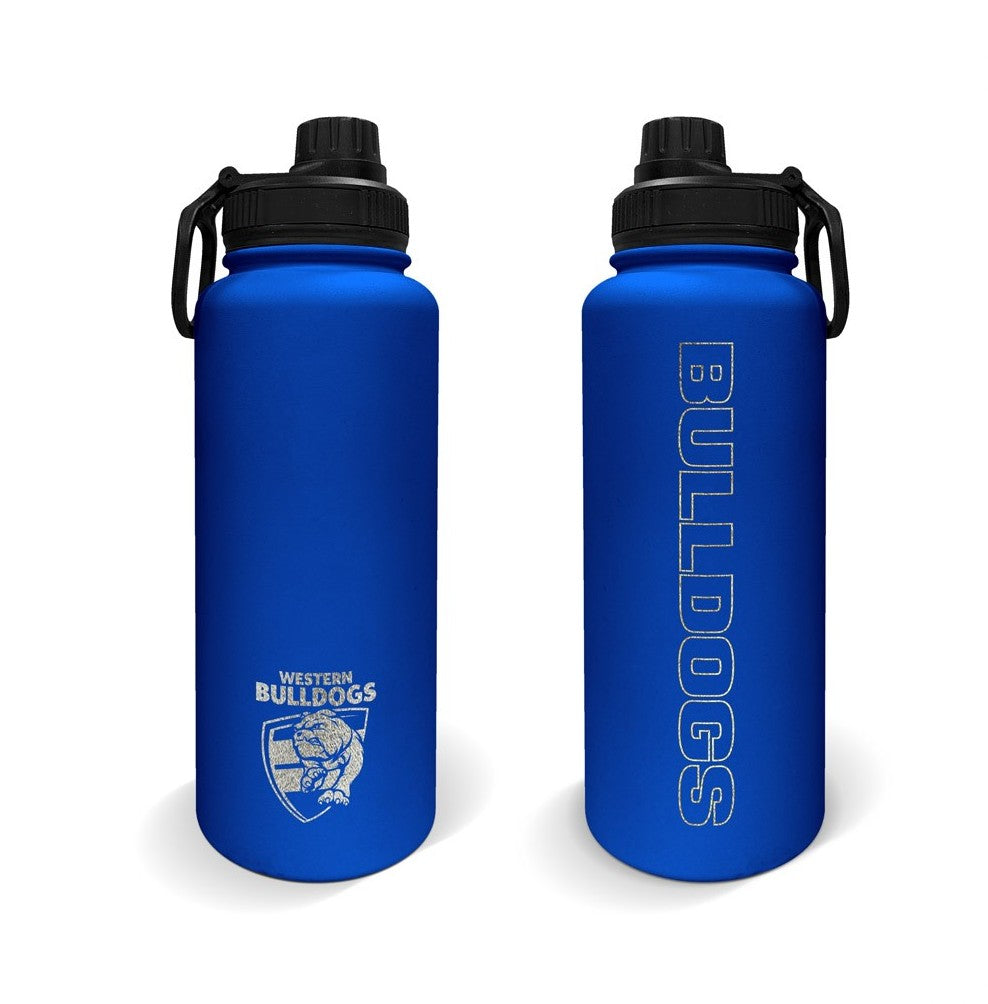 AFL 960ML DRINK BOTTLE WESTERN BULLDOGS