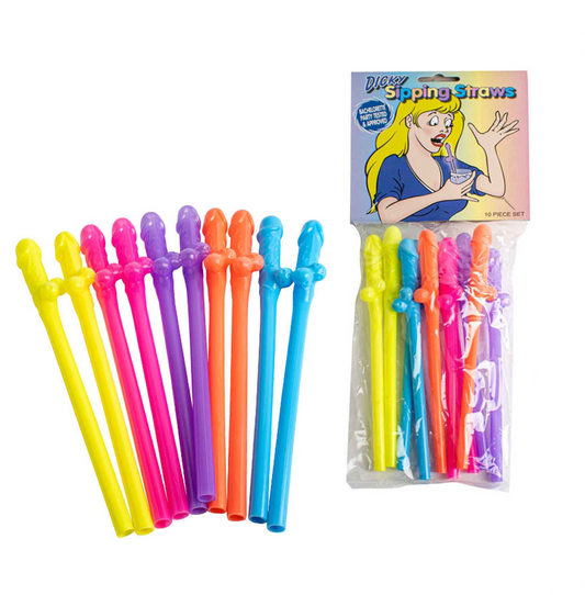 COLOURED DICKY STRAWS