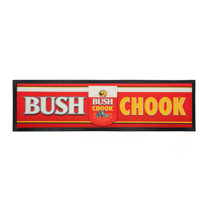 BUSH CHOOK RED BAR RUNNER