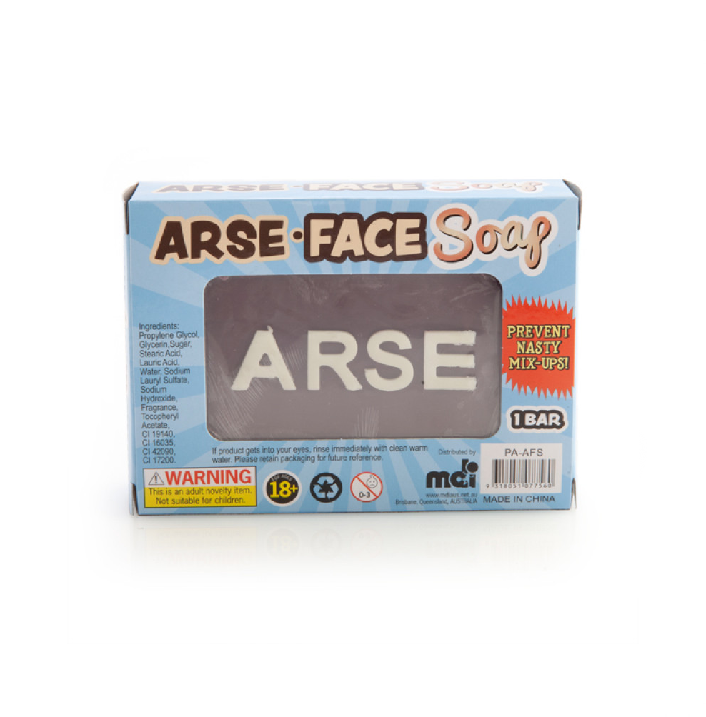 ARSE FACE SOAP