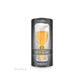 BOTTOMS UP BEER GLASS