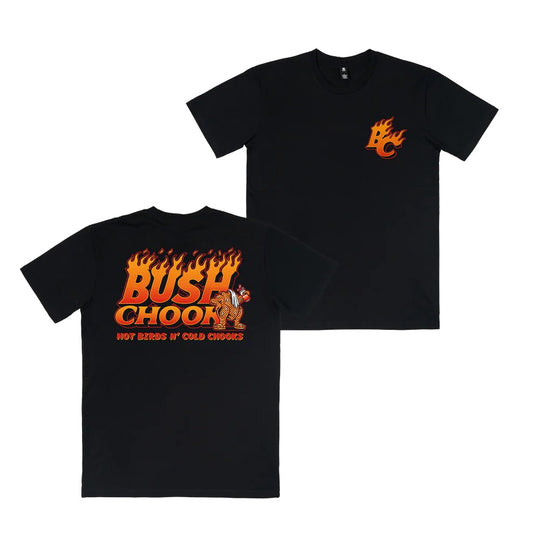 BUSH CHOOK T-SHIRT HOT BIRDS
