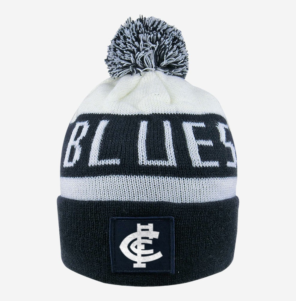 AFL BAR BEANIE CARLTON