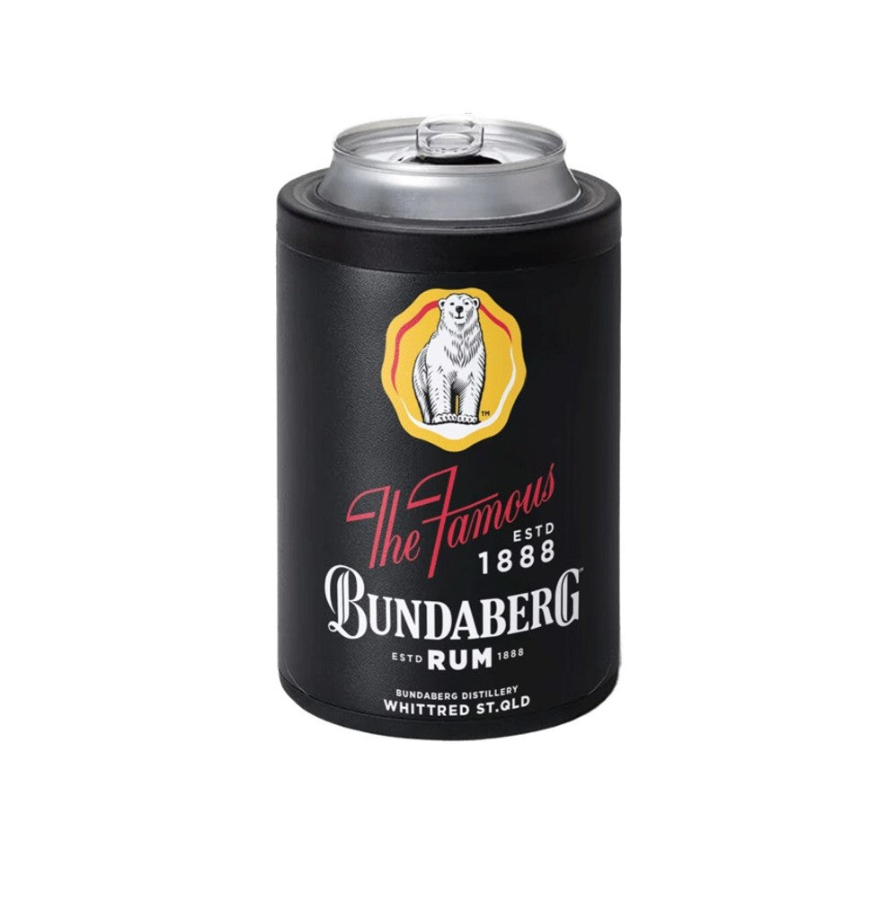 BUNDABERG BLACK INSULATED CAN COOLER