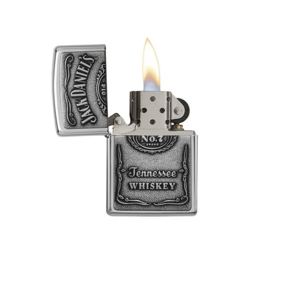 JACK DANIELS LABEL PEWTER ZIPPO