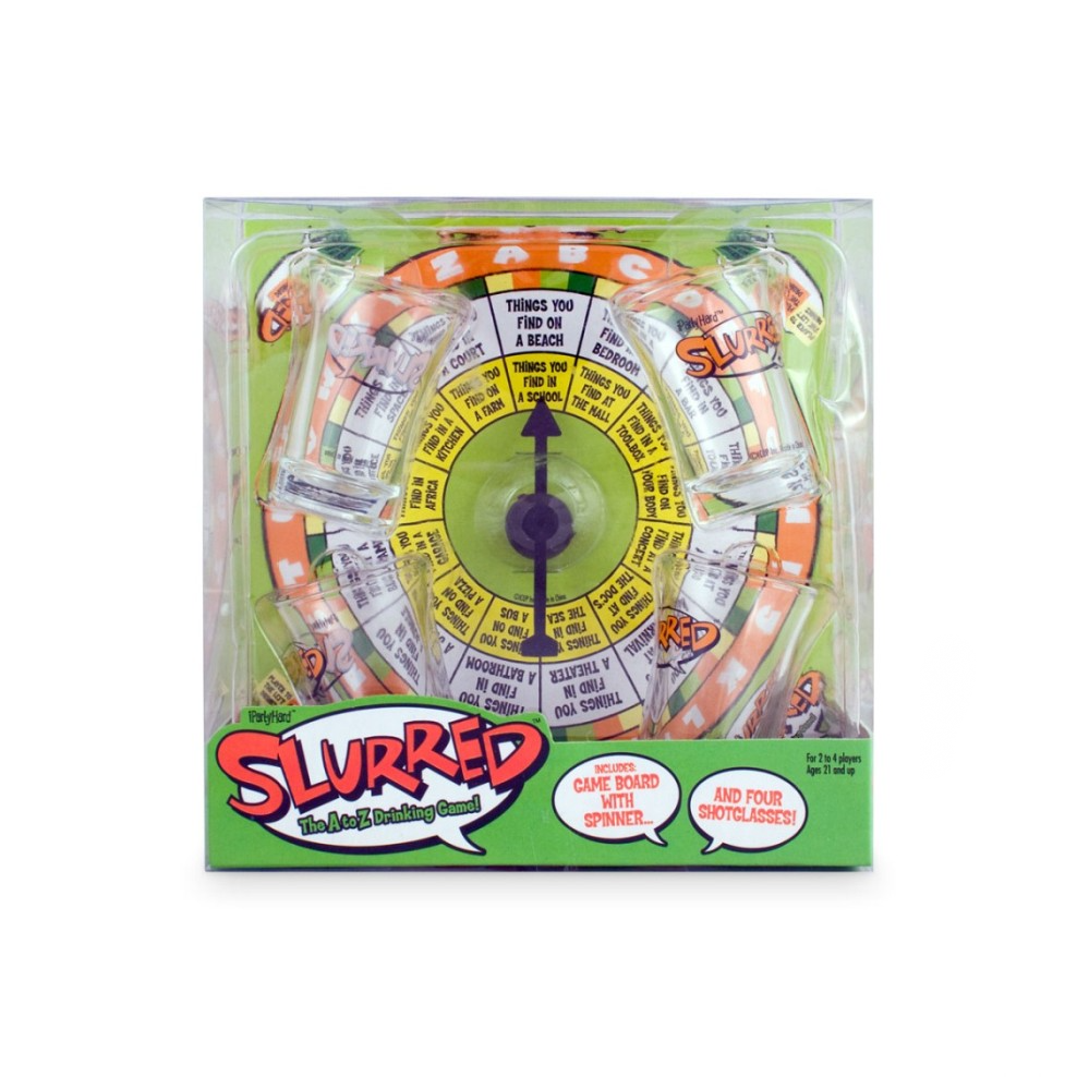 Slurred SLURRED DRINKING GAME – T & Z Bar and Essentials